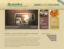 Tablet Screenshot of freiseder.at